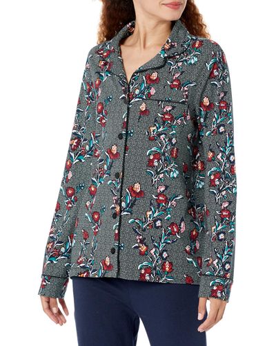 Vera Bradley Long Sleeve Button-up Shirt - Blue