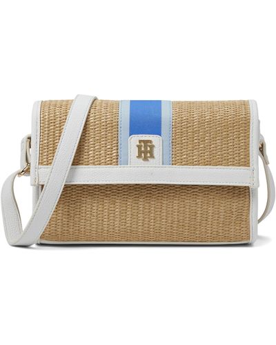 Tommy Hilfiger Sophia Ii Flap Crossbody - Natural