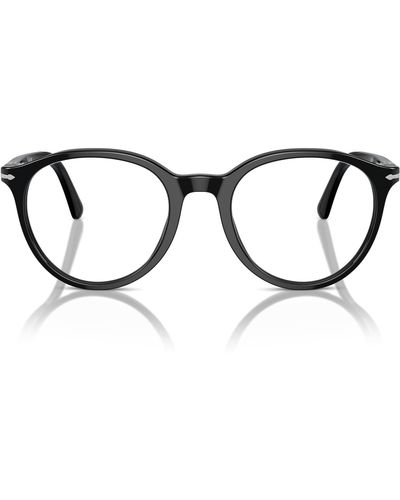 Persol Po3353v Round Sunglasses - Black