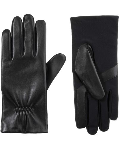 Gants Femme Hiver Touchscreen - Doublure Polaire, élasthanne, Design Chevron - Isotoner, Lavables Machine