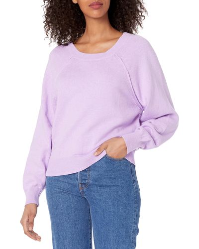 Lucky Brand Crew Neck Sweater - Purple