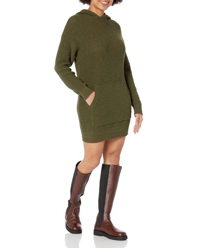 BB Dakota Steve Madden Apparel Womens Taylor Sweater Casual Dress - Green
