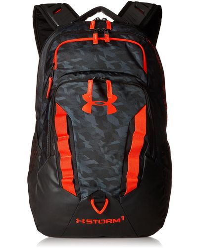 Under Armour Ua Storm Recruit Backpack One Size Black - Red
