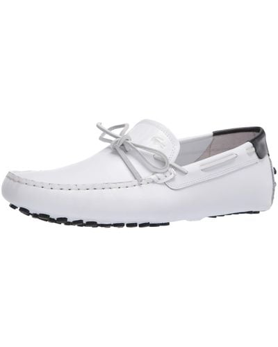 Lacoste Mens Concours Nautic 1203 Ucma Loafer - White