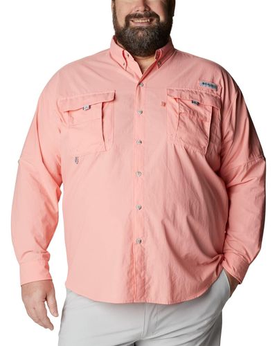 Columbia Bahama Ii Long Sleeve Shirt - Pink