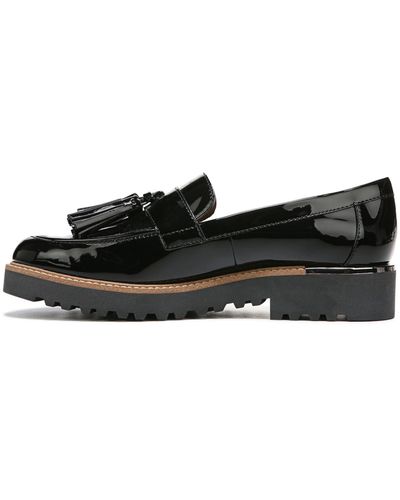 Franco Sarto S Carolynn Lug Sole Loafer With Tassel Detail - Black