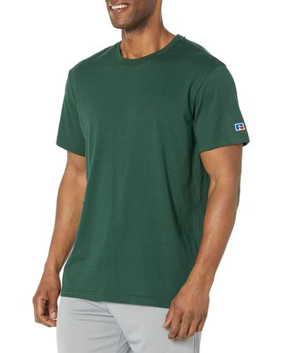 Russell Basic Solid Short Sleeve T-shirt - Green