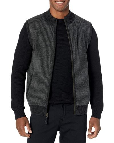 Pendleton Shetland Wool Sweater Vest - Black