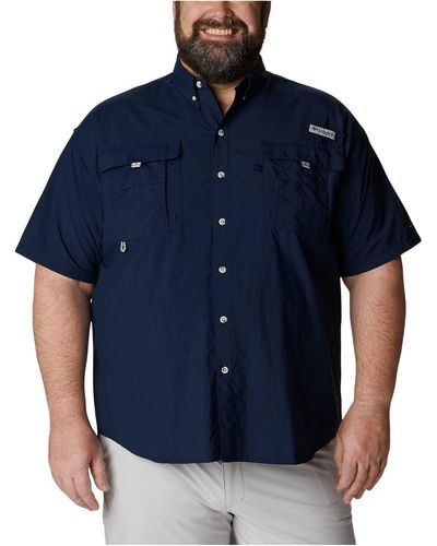 Columbia Bahama Ii Short Sleeve Shirt - Blue