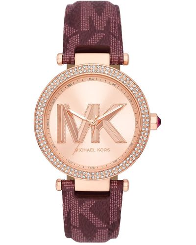 Michael Kors Mk2974 - Parker 3-hand Watch - Pink