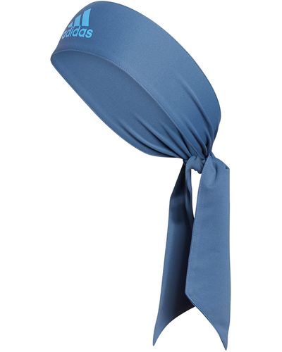 adidas Alphaskin Tie Headband - Blue