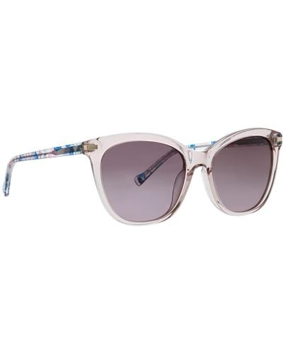 Vera Bradley Julisa Polarized Round Sunglasses - Purple