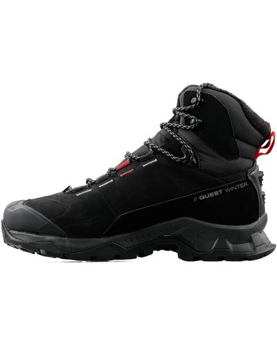 Salomon Quest Thinsulate Clima Waterproof Winter Boots Snow - Black