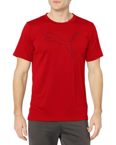 PUMA Performance Cat Tee Hemd - Grau