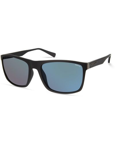 Kenneth Cole New York Rectangular Sunglasses - Black
