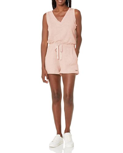 Calvin Klein Casual Short Sleeve Romper - Multicolour