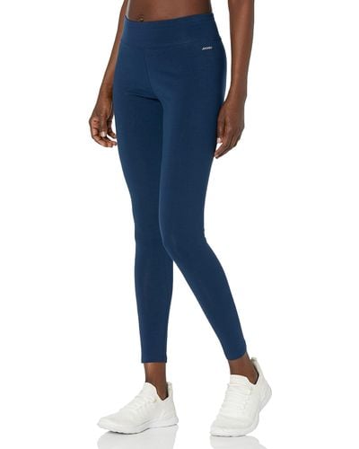 Jockey Ankle Legging With Wide Waistband - Blue