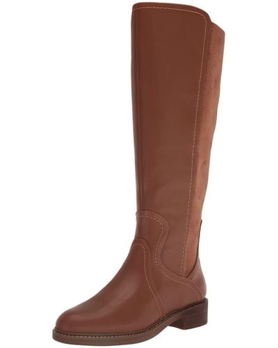 Lucky Brand Quenbe Riding Boot Fashion - Brown