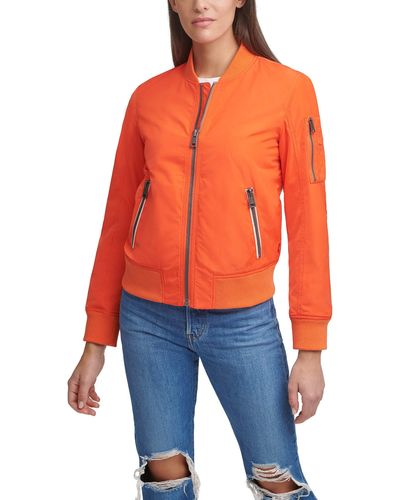 Levi's Plus Melanie Bomber Jacket - Orange