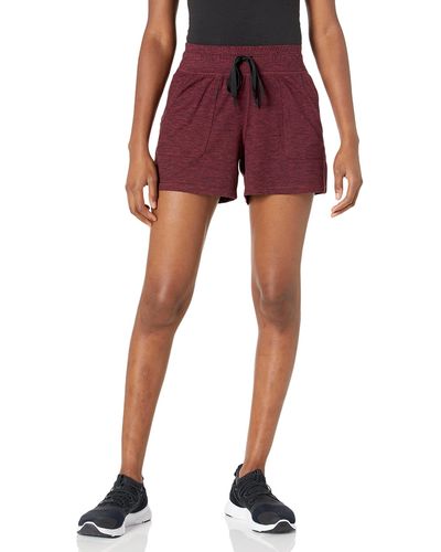 Amazon Essentials Brushed Tech Stretch Short - Red