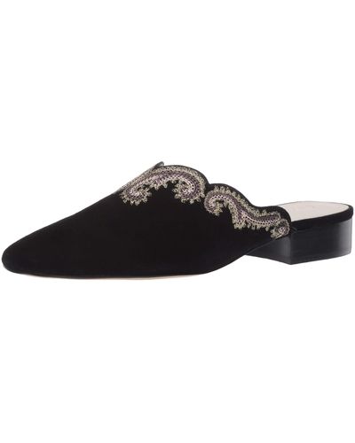 Bettye Muller Concepts Fortune Embroidered Mule - Black