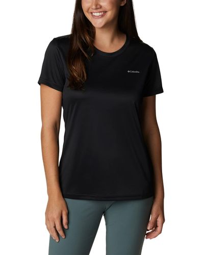 Columbia Hike Short Sleeve Crew Shirt - Black