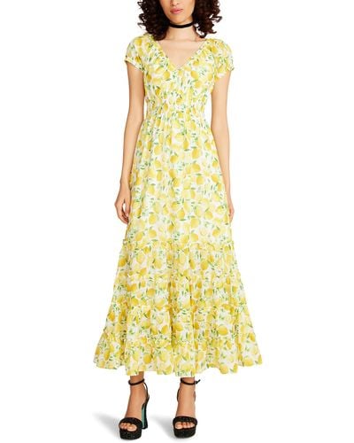 Betsey Johnson Lauren Maxi Dress - Yellow