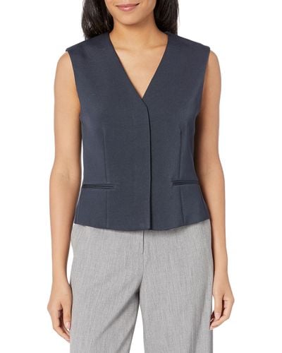 Theory Slim Vest - Blue