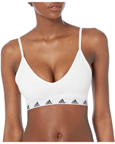 adidas Everyday Cotton Bra - White