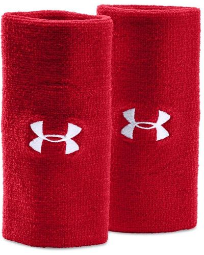 Under Armour 6" Performance Wristband 2-pack - Red