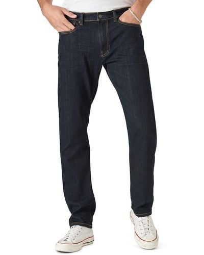 Lucky Brand Mens 121 Slim Straight Coolmax Stretch Jeans - Blue