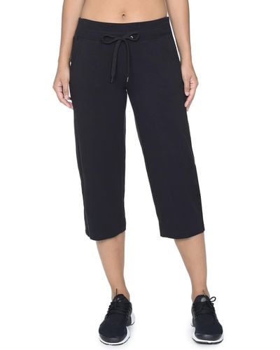 Danskin Plus Sizedrawcord Crop Pant Drawcord - Black