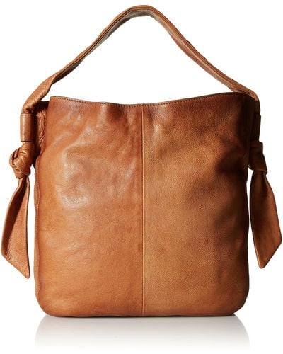 Frye Womens Nora Knotted Hobo - Brown