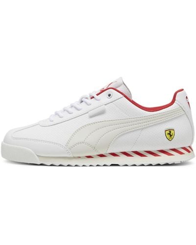 PUMA Ferrari Roma Via Sneakers Voor - Wit