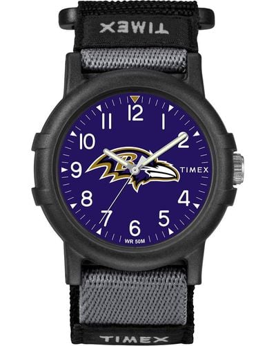 Timex Twzfravya Nfl Recruit Baltimore Ravens Watch - Purple