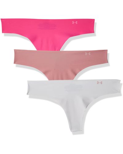 Under Armour Pure Stretch Thong Multi-pack, - Pink