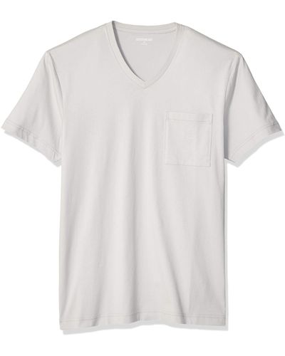 Goodthreads Slim-fit Short-sleeve Cotton V-neck T-shirt - White