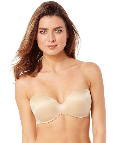 Maidenform Womens Live In Luxe Full Coverage Strapless Multiway Dm9472 Bras - Brown