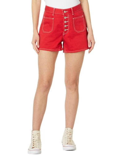Levi's 80s Mom Shorts Patch Pocket - Red
