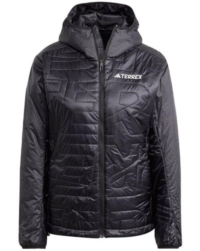 adidas Terrex Xperior Varilite Primaloft Hooded Jacket - Black