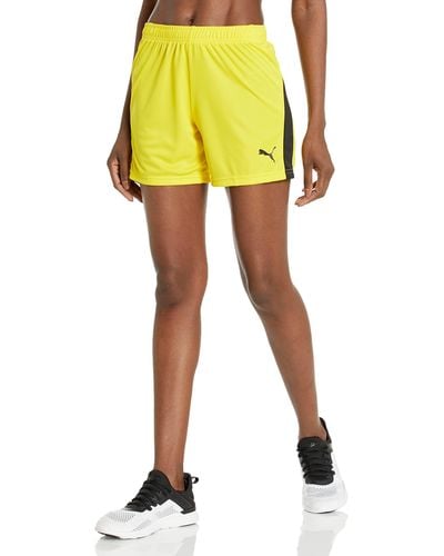 PUMA Womens Liga Shorts - Yellow