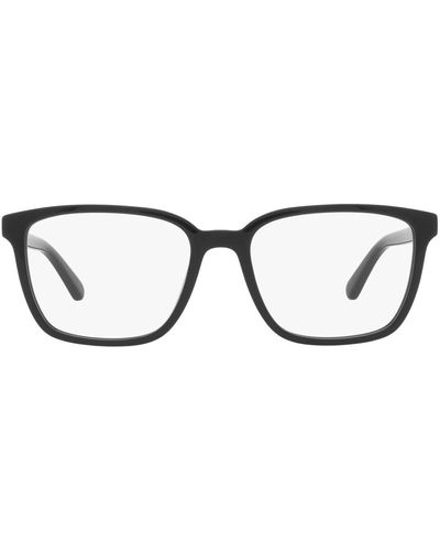Brooks Brothers Bb2052 Square Prescription Eyewear Frames - Black