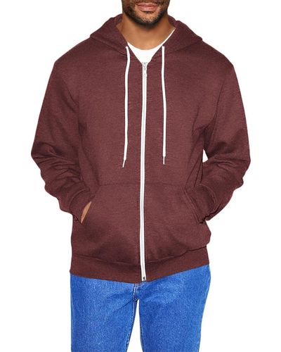 American apparel red hoodie store