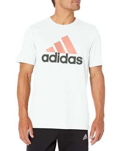 adidas Essentials Single Jersey 3-stripes T-shirt - Gray