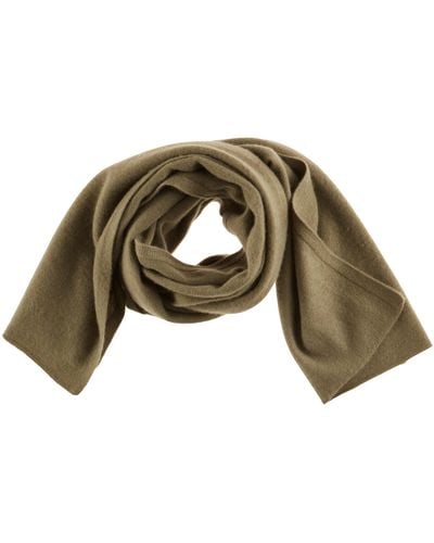 Vince S Boiled Cashmere Clean Edge Knit Scarf,h Bayleaf,os - Green