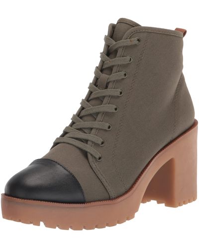 Chinese Laundry Glance Canvas Fashion Boot - Green