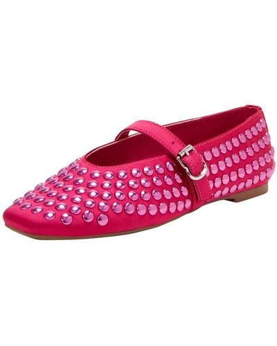 Katy Perry The Evie Mary Jane Studded Flat - Pink