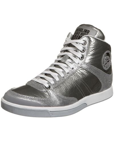DIESEL Deep Fashion Sneaker,silver,6 M Us - Metallic