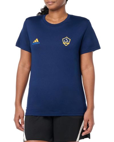 adidas Short Sleeve Pre-game T-shirt - Blue