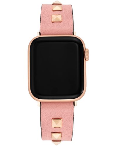 Steve Madden Fashion Studded Band For Apple Watch - Black